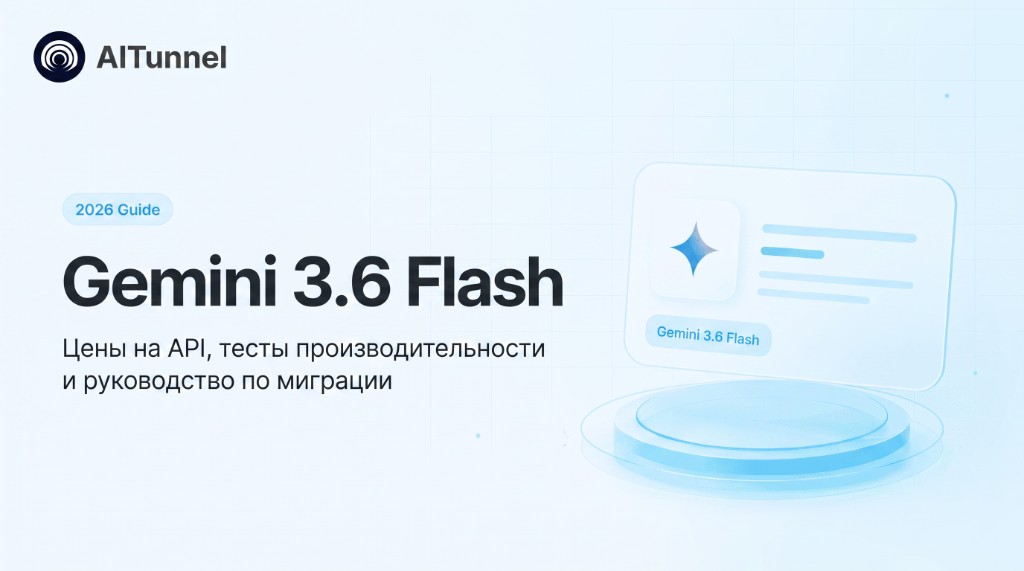 Gemini 3.6 Flash — обзор новой рабочей модели Google DeepMind, цены на API и тесты производительности